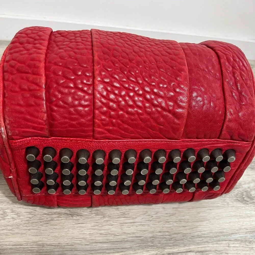 Alexander Wang Red Rockie Crossbody Satchel Bag - Picture 15 of 16